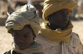 Two adolescent boys